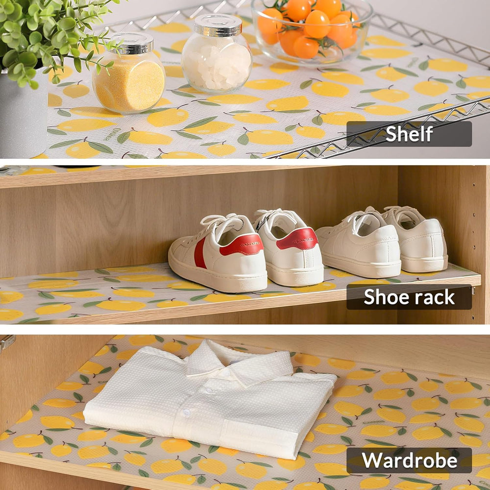 Cooyes Shelf Liner Non-Adhesive Cabinet Liner for Kitchen Drawer 11.8"x3...