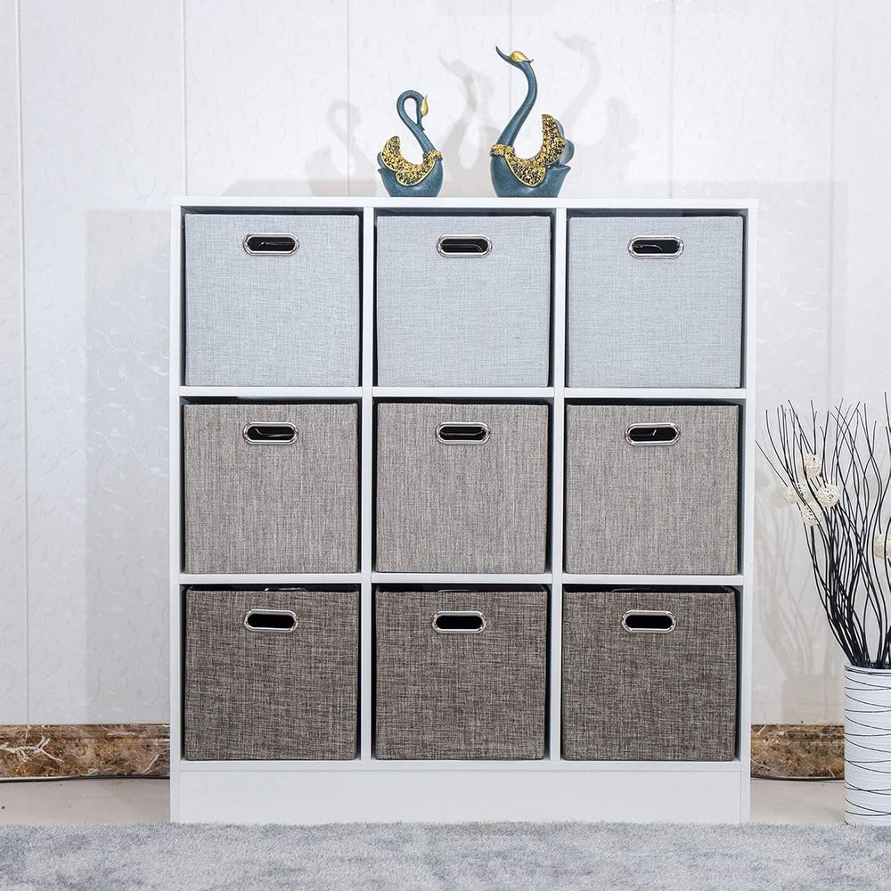 Posprica 3X Thicker Fabric Storage Cubes 13 inch Collapsible Storage Bins for...