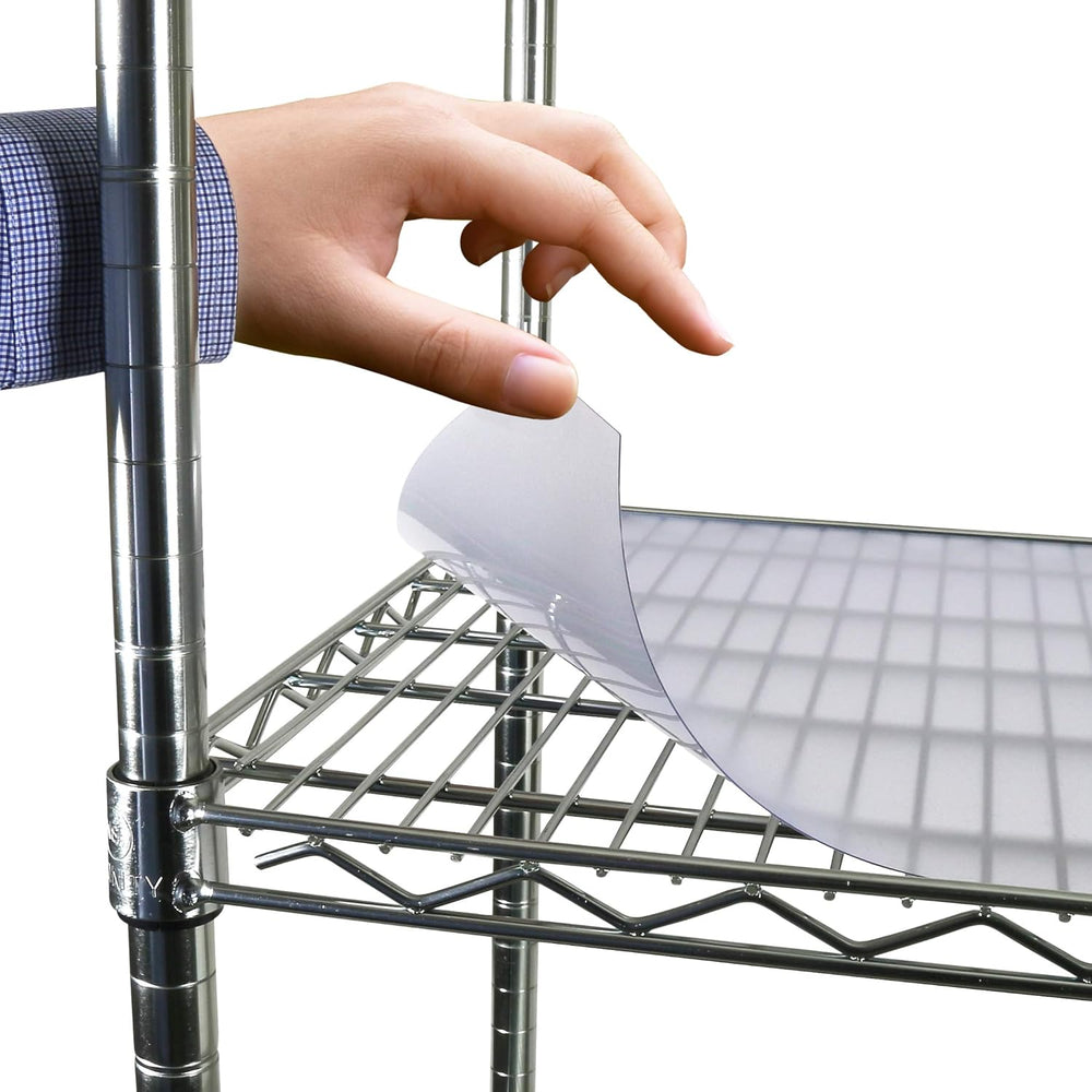 PVC Shelf Liners for Wire Shelving, 4 Pack, Clear Shelf Liners, for Shelf Siz...