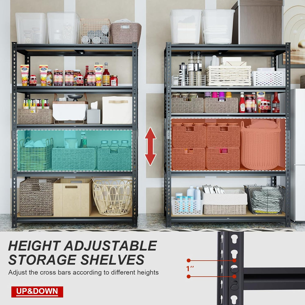 Garage Storage Shelves Heavy Duty Garage Shelving Units 60"x28"x12&...