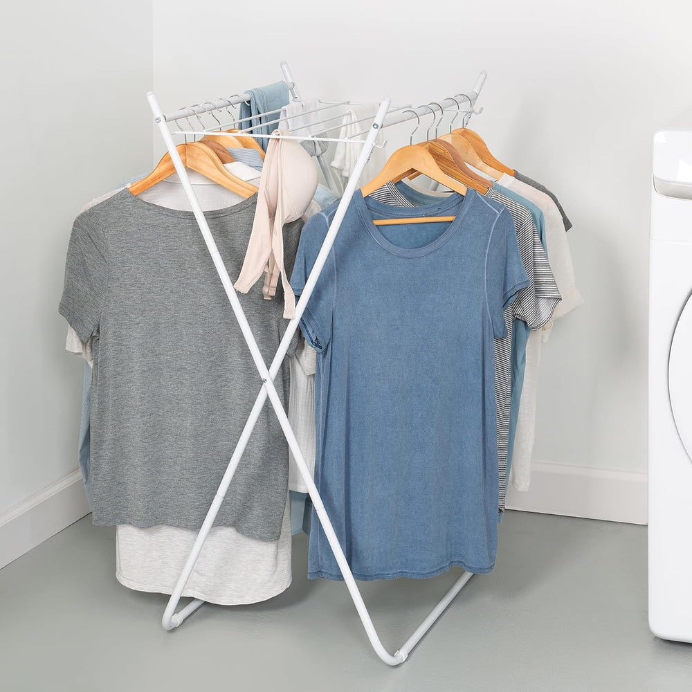 Honey-Can-Do Easy-Fold Collapsible Clothes Drying Rack, Sturdy Metal Laundry ...