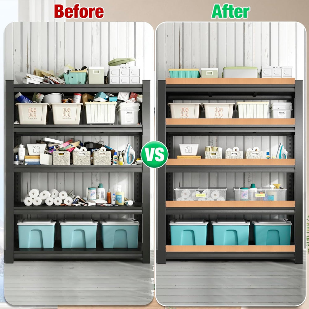 Wire Rack Covers for Shelves, 6 Pack 36 x 12in Wires Shelf Ccover for Pantry ...