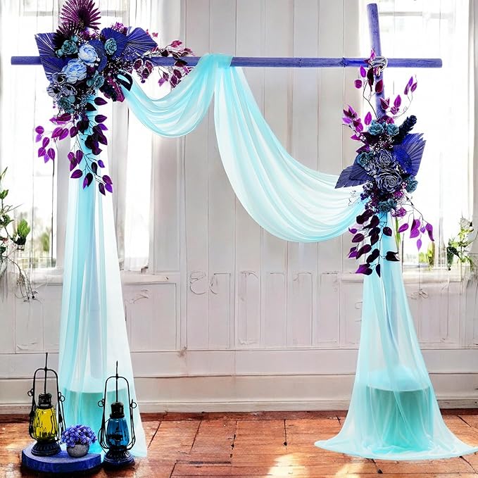 MDS Halloween Chiffon Draping Fabric - 1 Panel, 30" Wide x 40ft Long - S...
