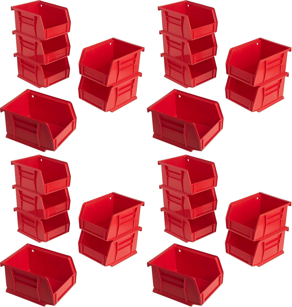 Akro-Mils 30210 AkroBins Plastic Storage Bins, Space-Saving Stackable Bins fo...