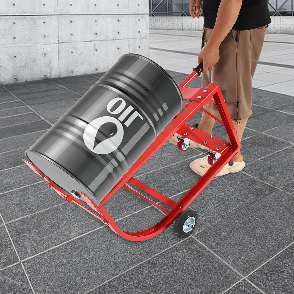 Bucket Rack with 4 Wheels 55 Gallon Portable Bucket Rack Tilting with Telesco...