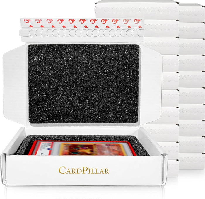 20 Pack Graded Card Shipping Box for PSA Slabs w/ 360° Foam