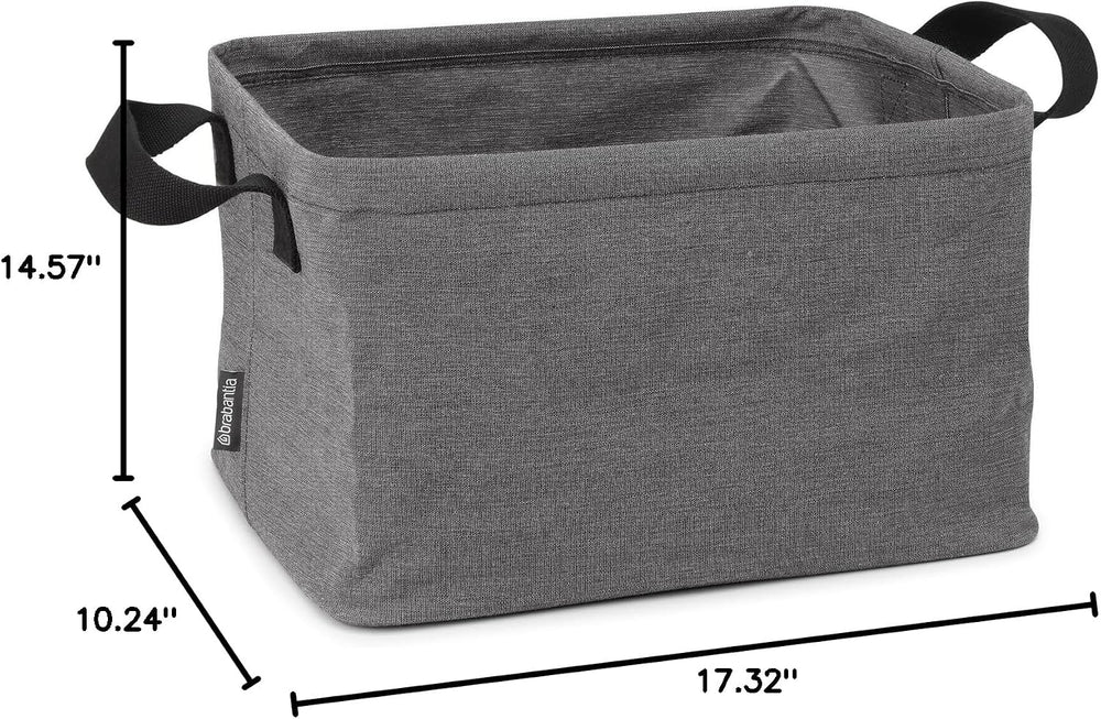 Brabantia - Foldable Laundry Basket 9.25 Gal - Water Resistant Hamper for Wet...