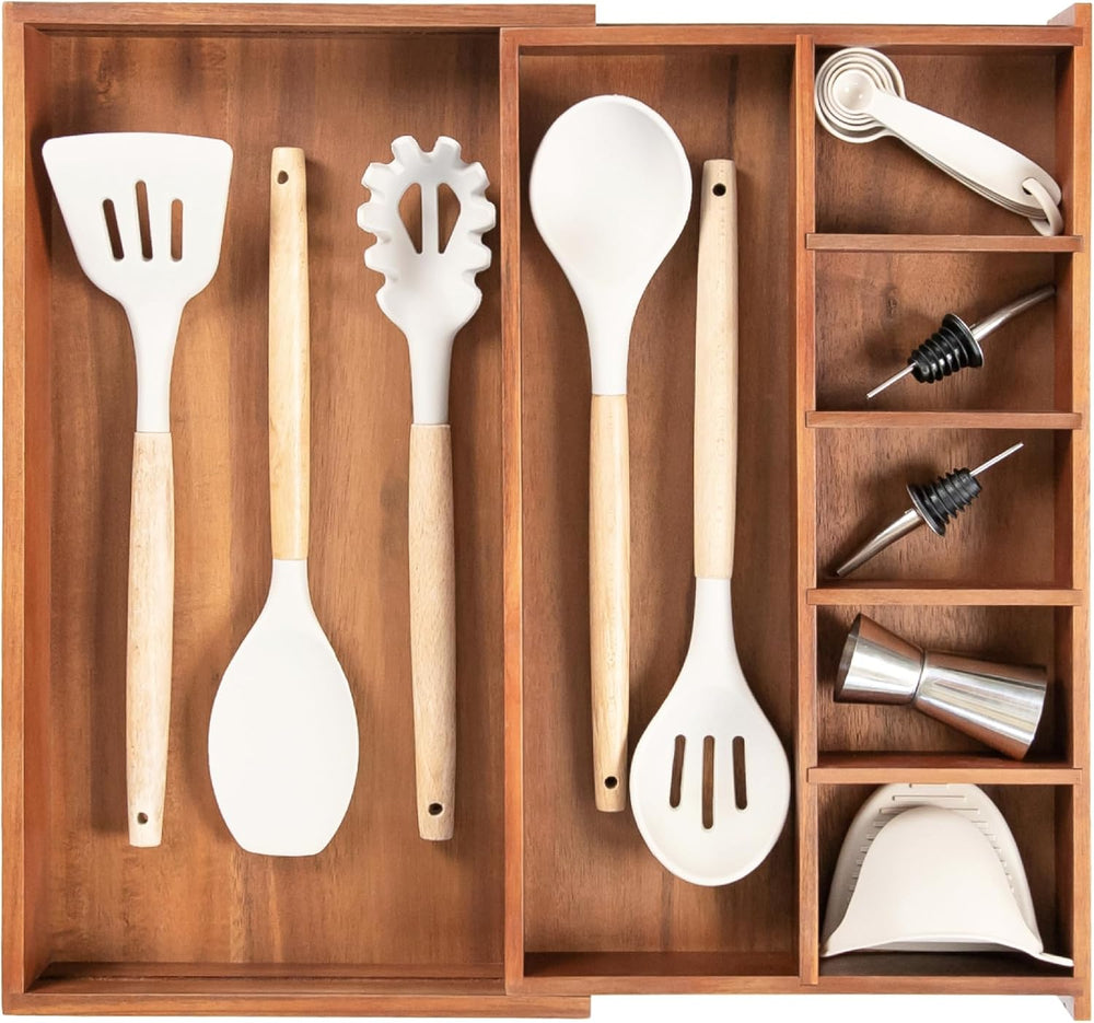 KitchenEdge Adjustable Kitchen Drawer Organizer