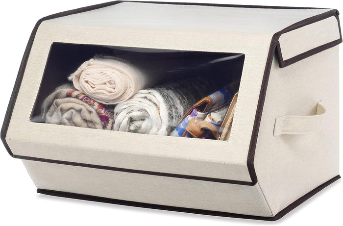 Whitmor Stackable Window Storage Box,6 pack