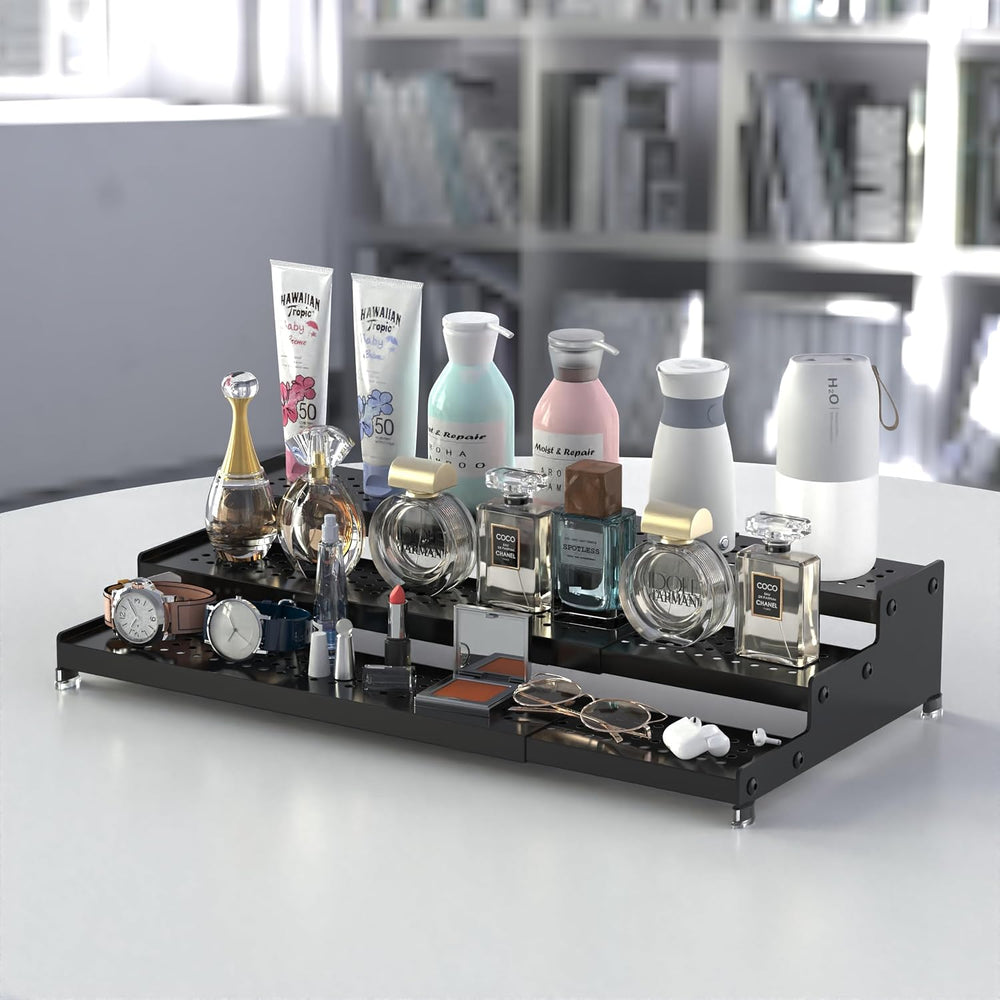 Jojocross Metal Spice Rack Organizer for Cabinet, 3 Tier Expandable Spice Sto...