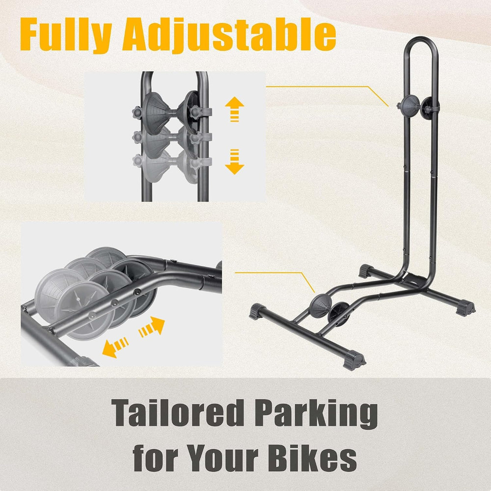 BikeHand Bike Floor Stand Parking Rack Stand - for 24"-29" Mountain...