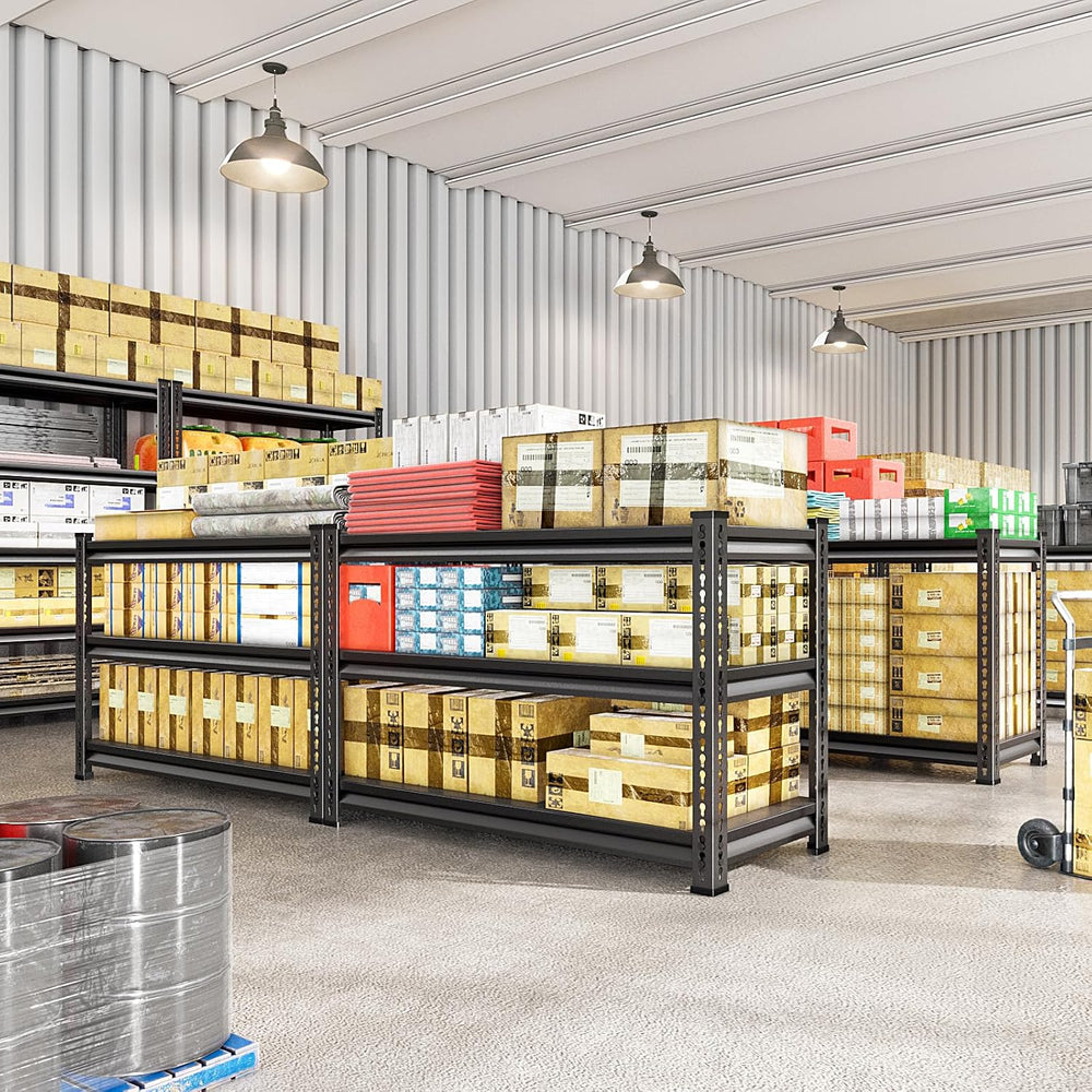 Metal Garage Shelving Heavy Duty,1530LBS Loads Garage Storage Shelves, 48”W 3...