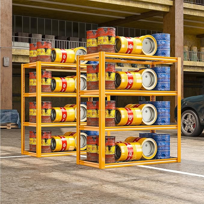 REIBII 40" W Garage Shelving 2240 LBS Storage Shelves Heavy Duty Metal Shelving