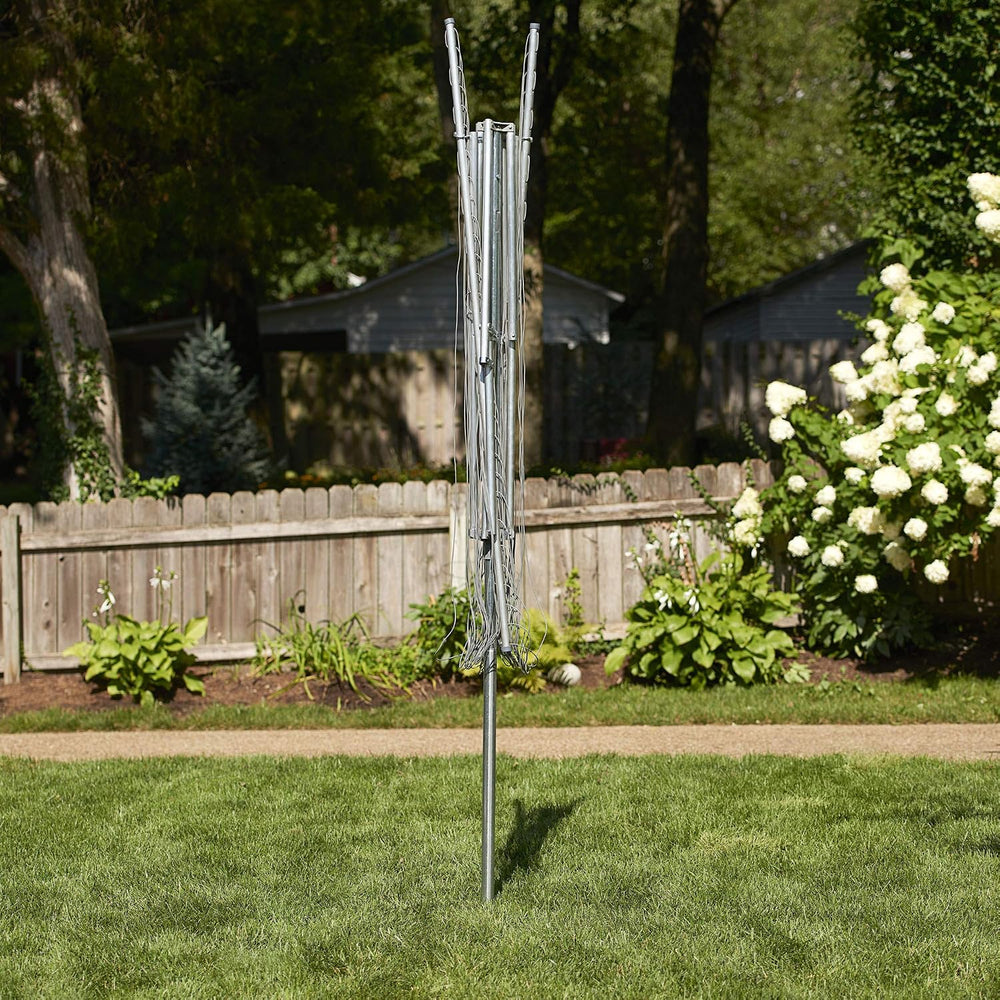 Household Essentials Parallel Clothesline Outdoor Dryer, 30 Lines with 210 Fe...