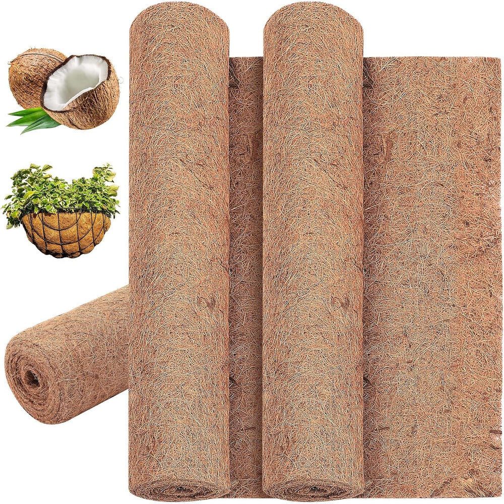 Jetec 3 Rolls Coco Coir Liner Roll, 24 x 80 Inch