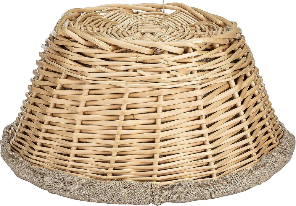 Matfer Bourgeat Banneton Linen-Lined Proofing Wicker Basket, Round, 8 1/4"
