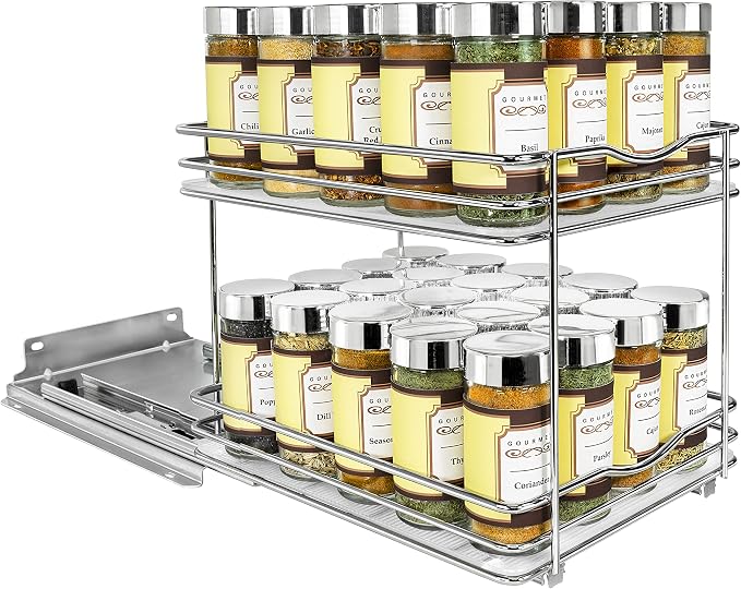 LYNK PROFESSIONAL® Pull Out Spice Rack Organizer