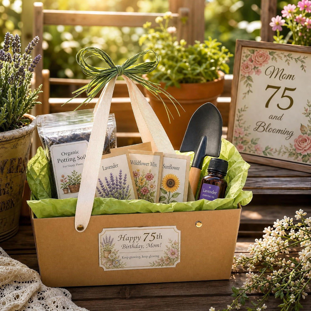 Cedilis 50 Pack Kraft Gift Basket with Handles, 9.8'' x 6.5''...
