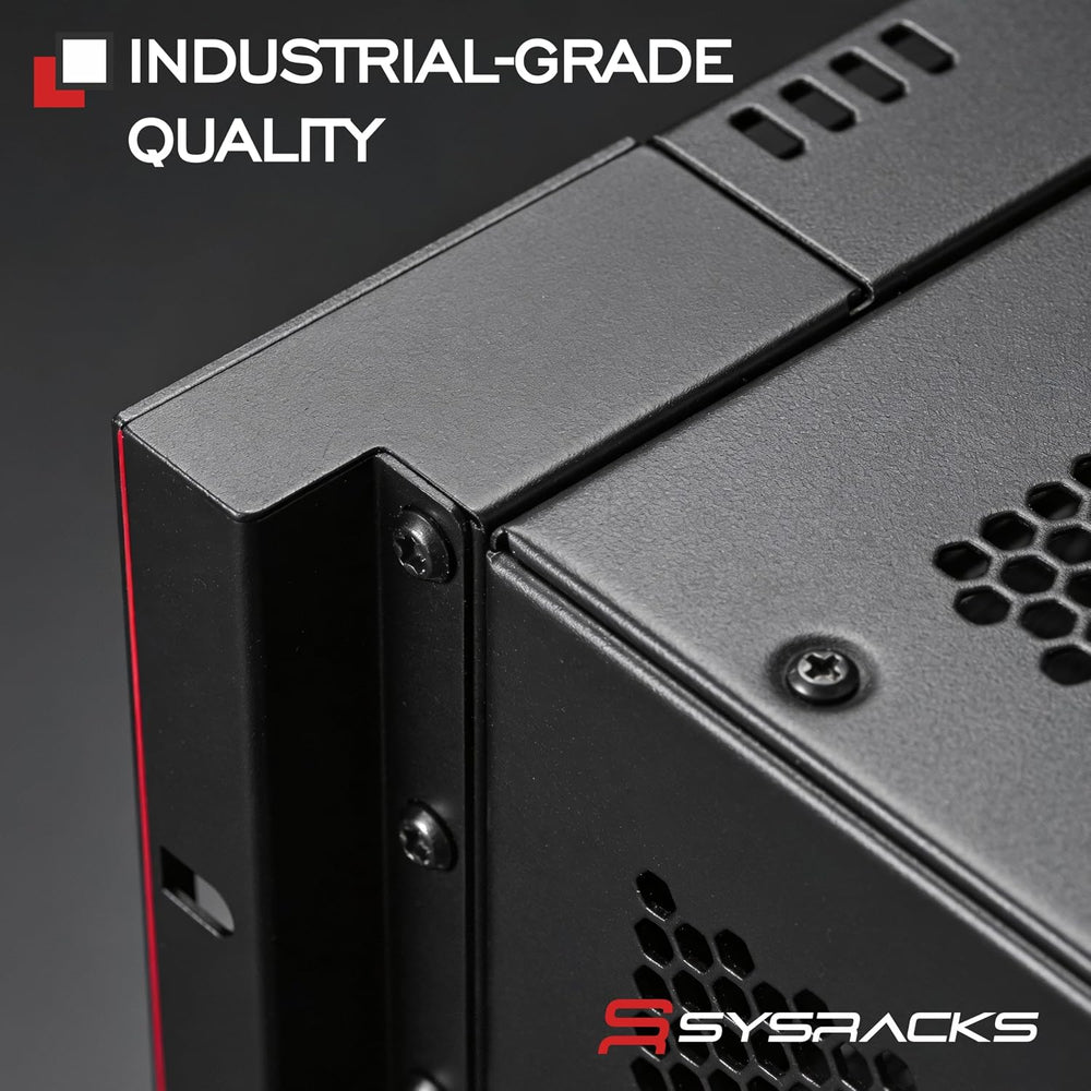 18U Wall Mount Server Rack Cabinet 24” Deep, 19” Network & AV Enclosure f...