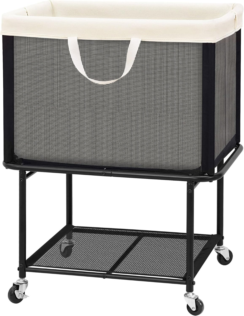 STO STO Rolling Laundry Hamper with Lockable Wheels, 29-Gallon (110L) Laundry...