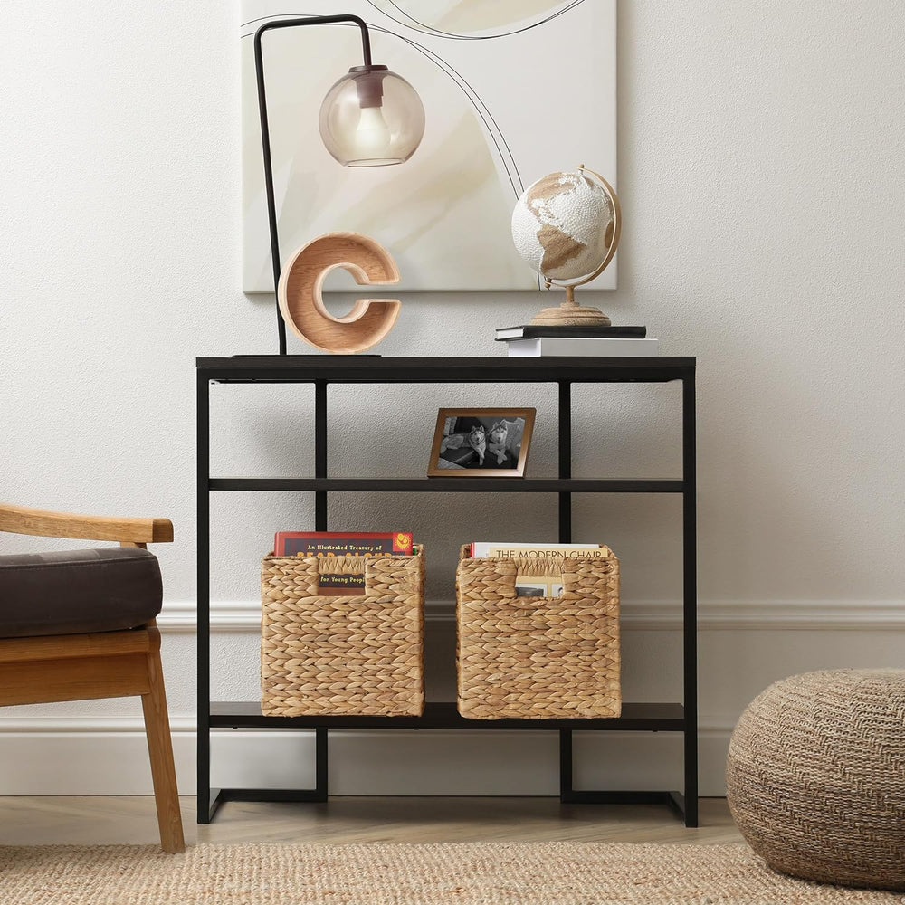 Casafield 10.5" x 10.5" Water Hyacinth Storage Baskets, Natural - S...