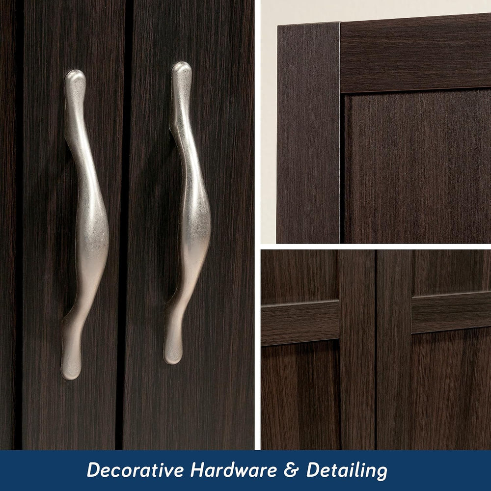 Sauder Storage Cabinet/ Pantry cabinets, 29.61 " x D: 16.02 " x H: ...
