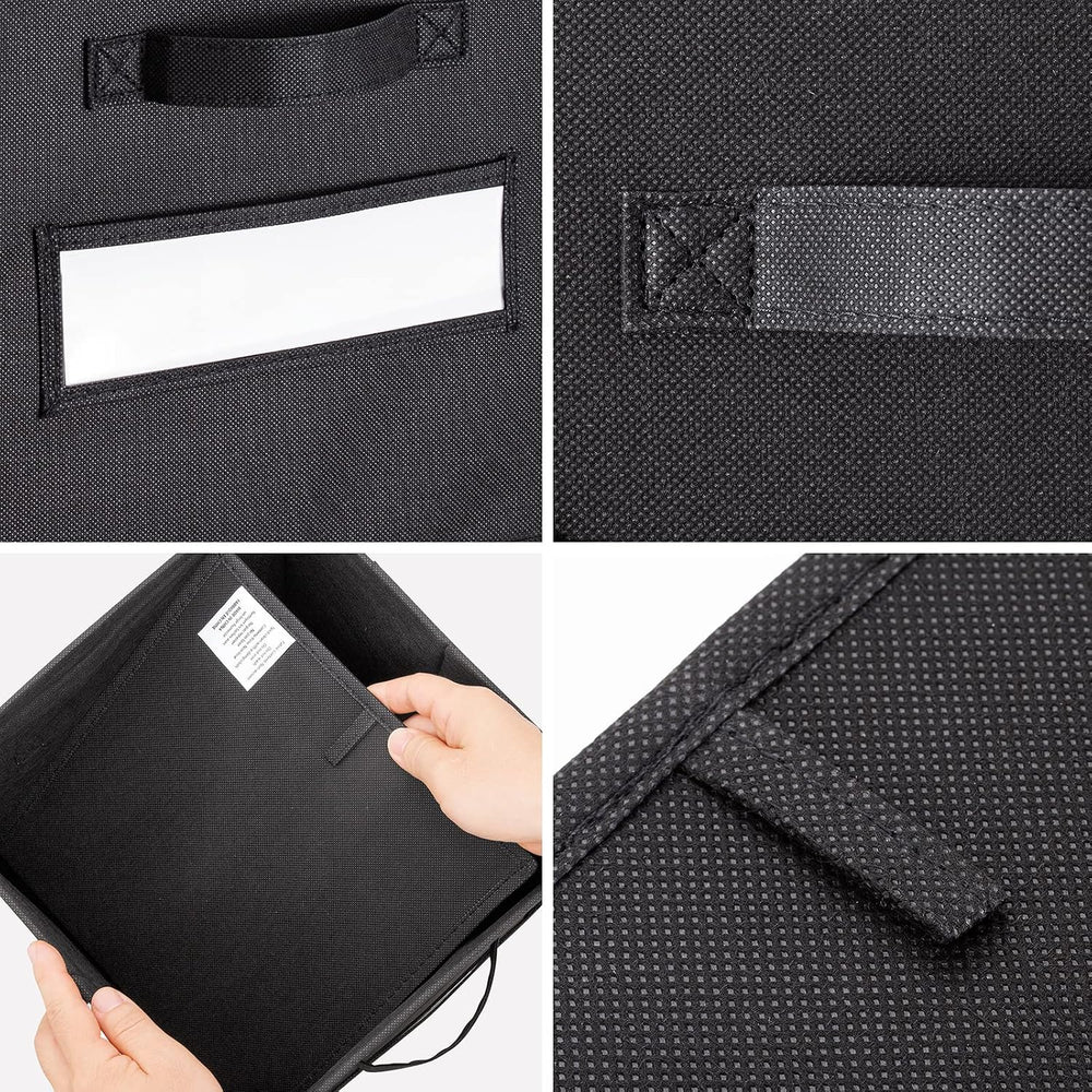 11 Inch Storage Cube,Storage bin,cube storage (Set of 10) Foldable Fabric Cub...