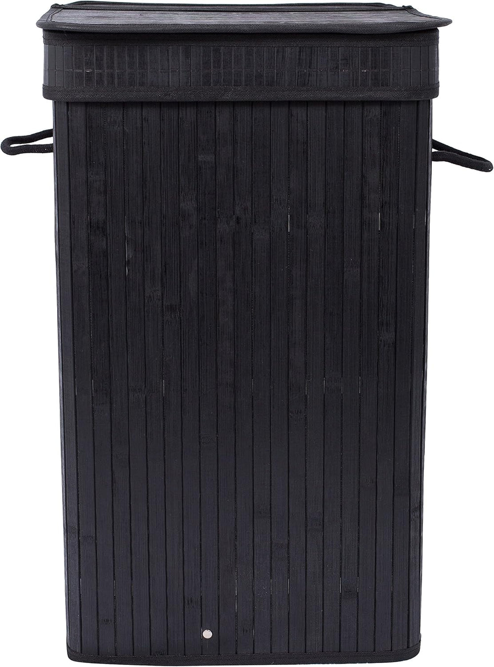 BIRDROCK HOME Square Laundry Hamper with Lid and Cloth Liner, Medium Basket w...