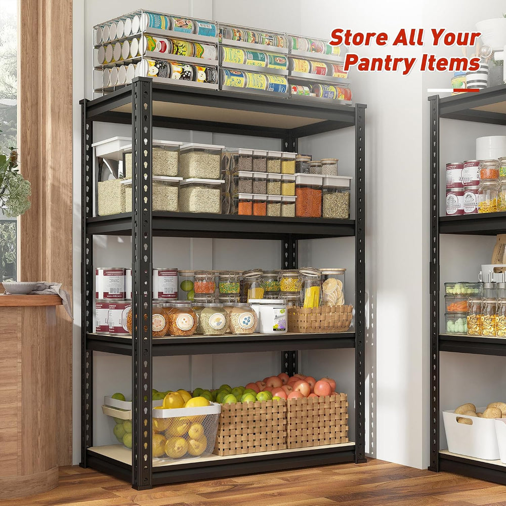 REIBII Storage Shelves Adjustable Metal Shelving 1600LBS Garage Shelves Indus...