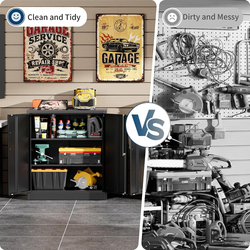 Garage Storage Cabinet, Durable Metal Storage Solution
