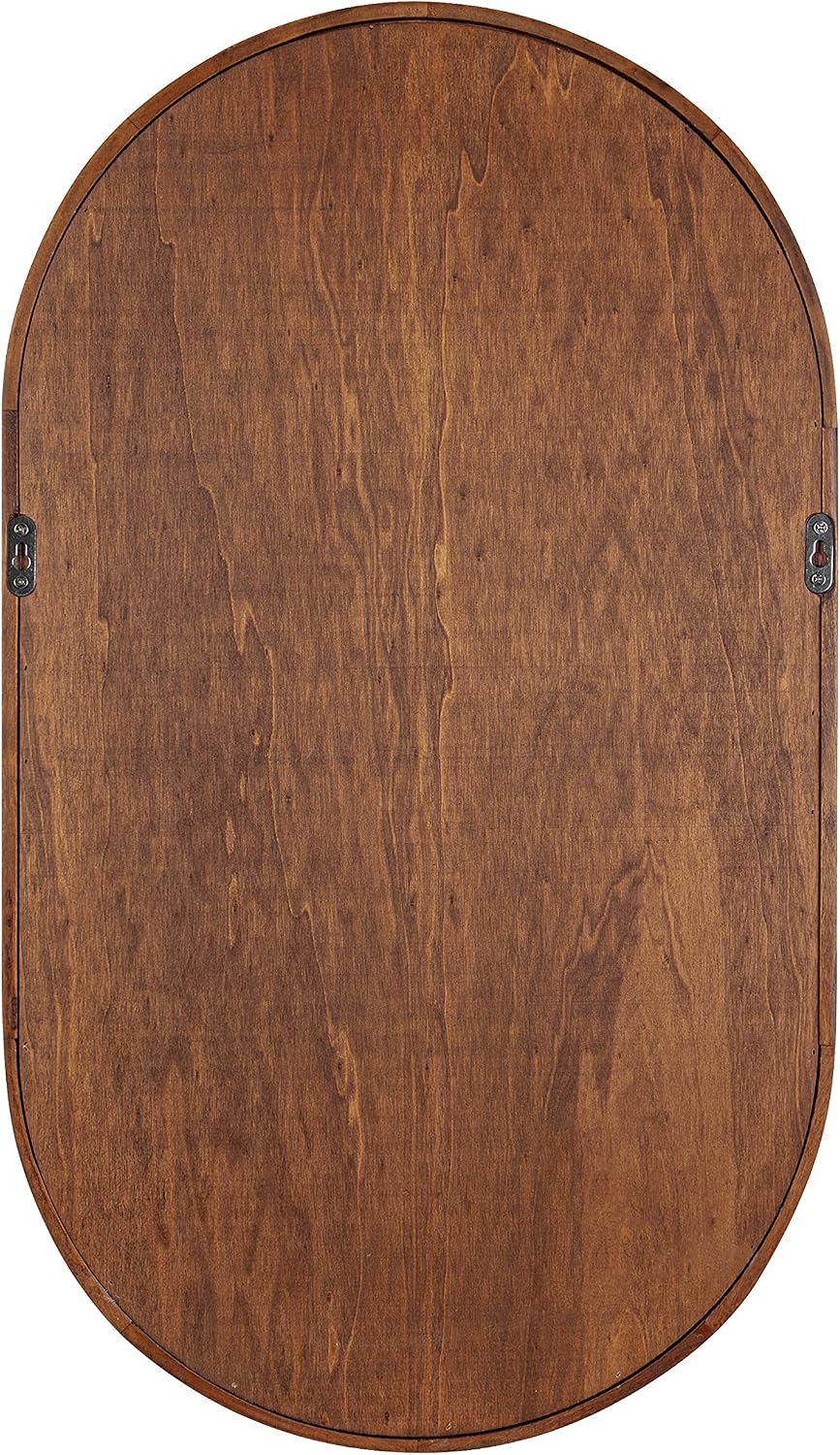 Kate and Laurel Hutton Midcentury Capsule Wall Shelf; 16 x 28; Walnut Brown; ...