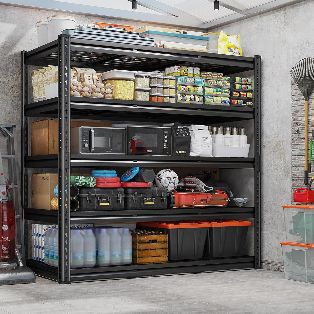 REIBII 48‘’W Garage Shelving,Adjustable Reinforcing Wire Mesh for Basement