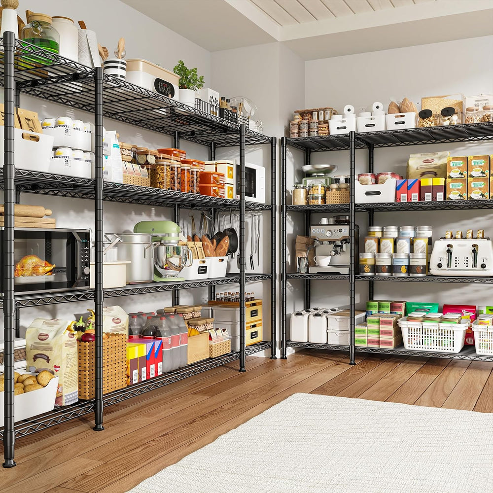REIBII 78.4''W Storage Shelves, 1500LBS Heavy Duty&Space Saving f...