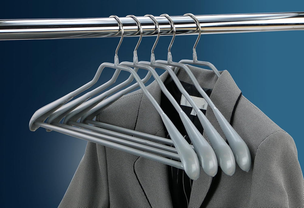 Mawa by Reston Lloyd BodyForm Series Non-Slip Space-Saving Clothes Hanger wit...