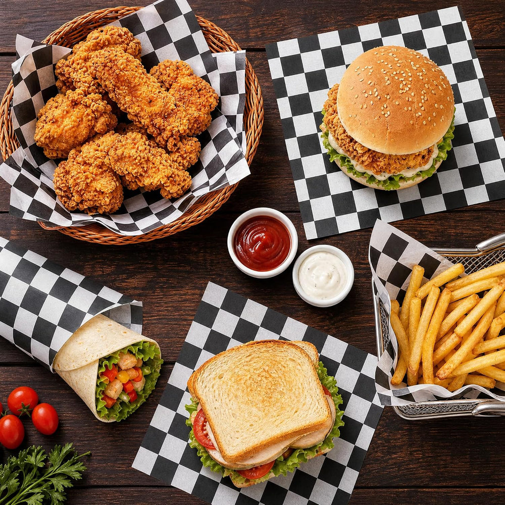 Fasmov 1000 Sheets 12 x 12 inches Sandwich Paper Deli Basket Liner Wrap Food ...