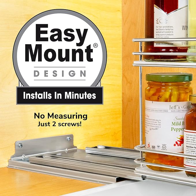LYNK PROFESSIONAL® Pull Out Spice Rack Organizer