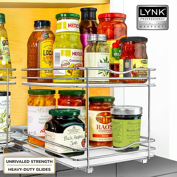 LYNK PROFESSIONAL® Pull Out Spice Rack Organizer