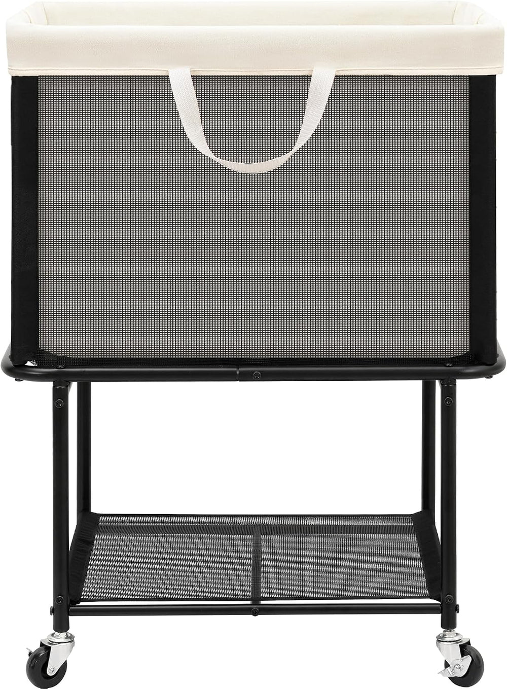 STO STO Rolling Laundry Hamper with Lockable Wheels, 29-Gallon (110L) Laundry...