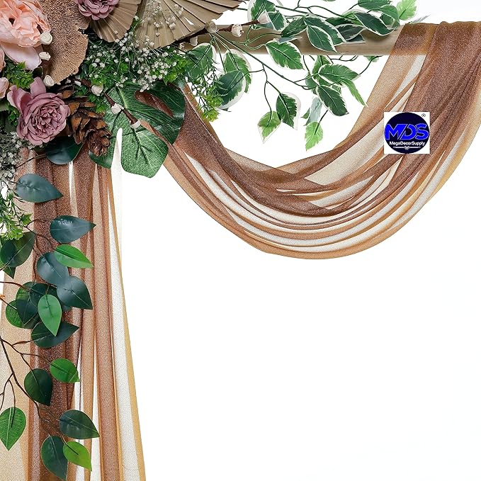 MDS Halloween Chiffon Draping Fabric - 1 Panel, 30" Wide x 40ft Long - S...
