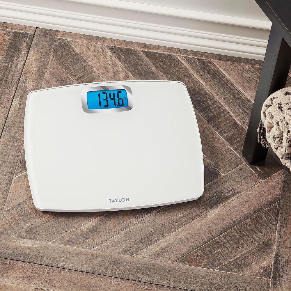 Taylor Digital Scales for Body Weight, Extra high 440 LB Capacity, Unique Blu...