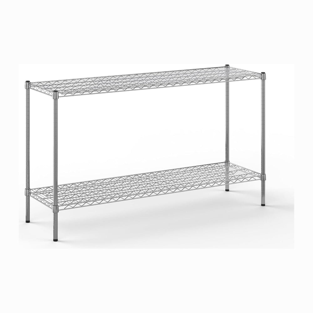18" Deep x 60" Wide x 34" Height Wire Shelving Kit | 2-Tier | ...