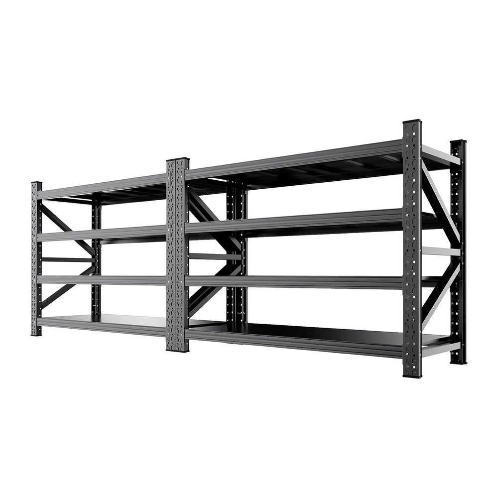 2-Pack 5000LBS Heavy Duty Garage Shelving for Warehouse & Large Storage O...