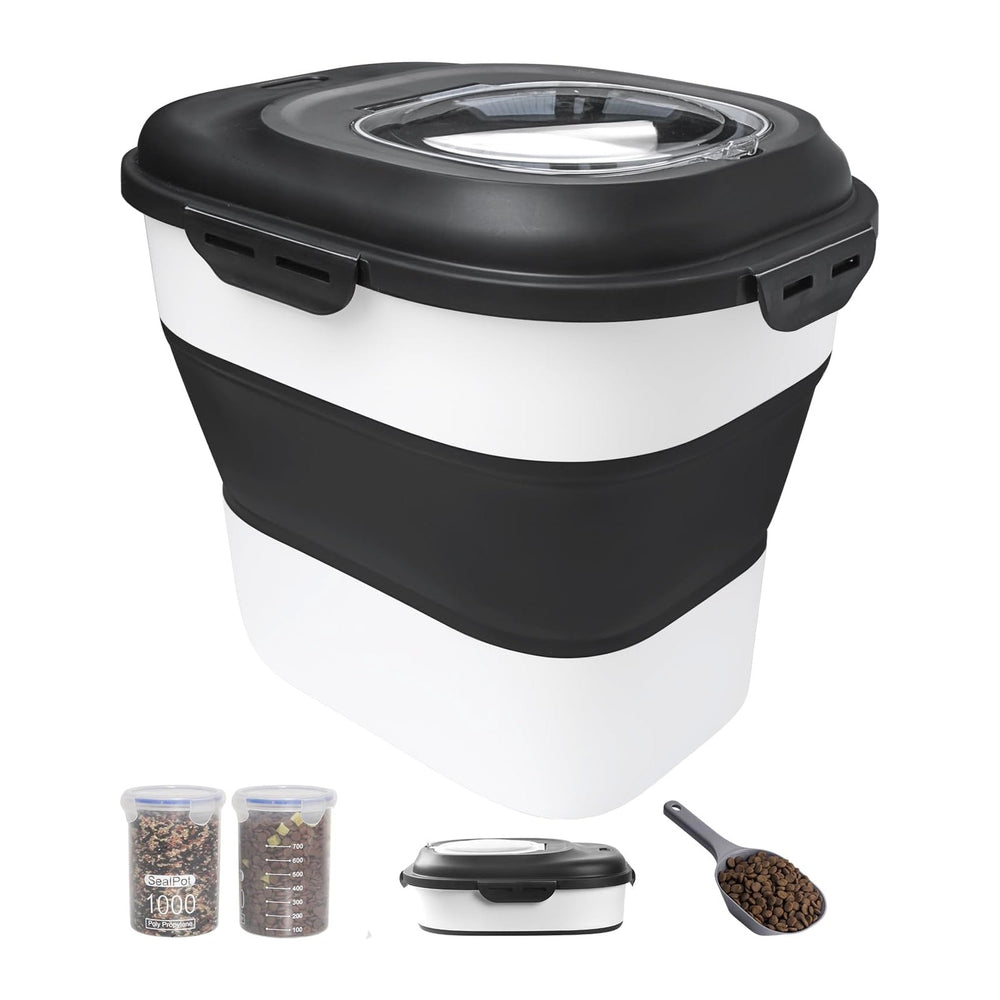 30-35 Lbs Dog Food Storage Container Collapsible Dog Food Container