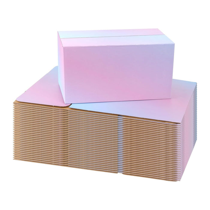 30 Pack 11x6x6 Colorful Shipping Boxes Medium, Corrugated Cardboard Boxes for Packaging Small Business