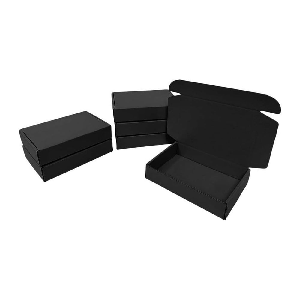 30 Pack 13x9x2 in Black Shipping Boxes