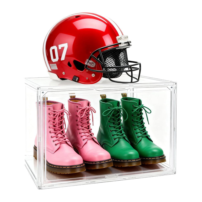 5 Pack XXX-Large Tall BootOrganizer, 17.3x13x13'' Acrylic Display Case