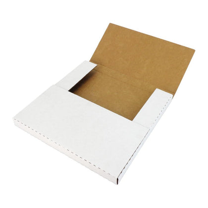 (50) 12" Variable Depth Record Mailers with One Side White