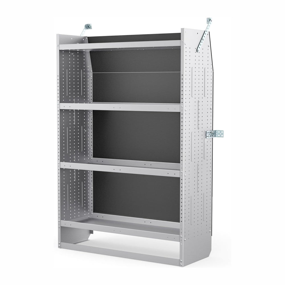 AA Products Model SH-6204 Steel Low/Mid/High Roof Van Shelving Storage System...