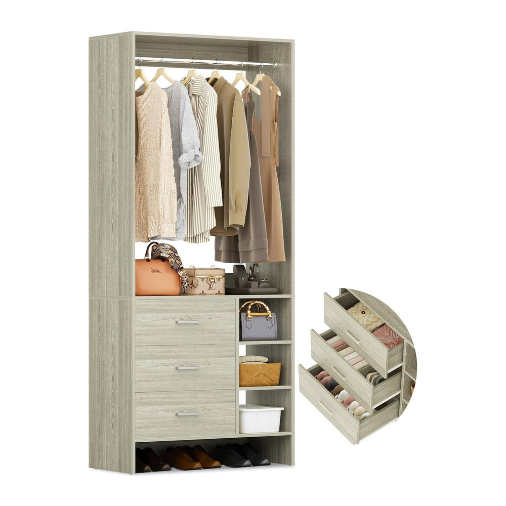 Aheaplus 2.5FT Closet System