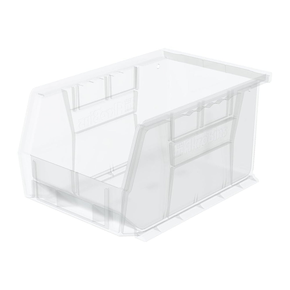 Akro-Mils 30237 AkroBins Plastic Storage Bins, 9"x6"x5", Clear...